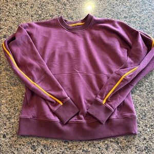 Lululemon Roksanda Face Forward Sweatshirt
Maroon Garnet Fools Gold Piping MED